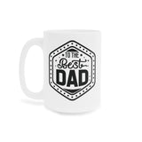 Faith Culture - Best Dad Ever - Christian Ceramic Coffee Mug (11oz5oz0oz)