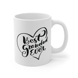 Faith Culture - Best Grandad Ever - Christian Ceramic Coffee Mug (11oz5oz0oz) 11oz White