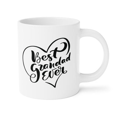 Faith Culture - Best Grandad Ever - Christian Ceramic Coffee Mug (11oz5oz0oz) 20oz White