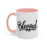 Faith Culture - Blessed - Christian Thanksgiving Accent Coffee Mug, 11oz and 15oz