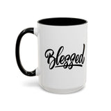 Faith Culture - Blessed - Christian Thanksgiving Accent Coffee Mug, 11oz and 15oz