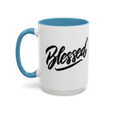 Faith Culture - Blessed - Christian Thanksgiving Accent Coffee Mug, 11oz and 15oz