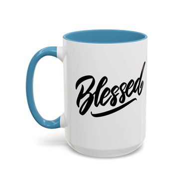 Faith Culture - Blessed - Christian Thanksgiving Accent Coffee Mug, 11oz and 15oz