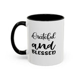 Faith Culture - Blessed - Christian Thanksgiving Accent Coffee Mug, 11oz and 15oz