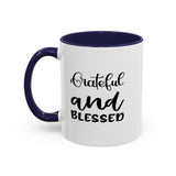 Faith Culture - Blessed - Christian Thanksgiving Accent Coffee Mug, 11oz and 15oz