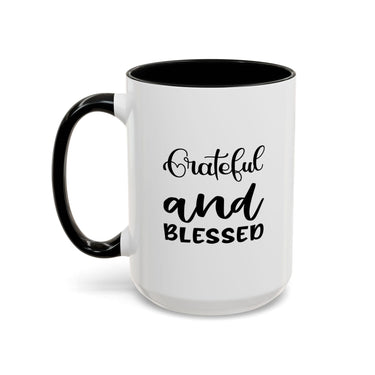 Faith Culture - Blessed - Christian Thanksgiving Accent Coffee Mug, 11oz and 15oz
