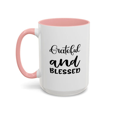 Faith Culture - Blessed - Christian Thanksgiving Accent Coffee Mug, 11oz and 15oz