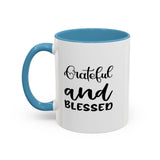Faith Culture - Blessed - Christian Thanksgiving Accent Coffee Mug, 11oz and 15oz