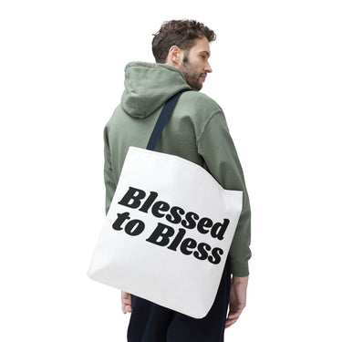 Faith Culture - Blessed to Bless Christian Tote Bag Thanksgiving Gift Everyday Carryall