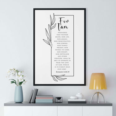 Faith Culture - Boundless Love - Romans 8:38-39 - Christian Wall Art