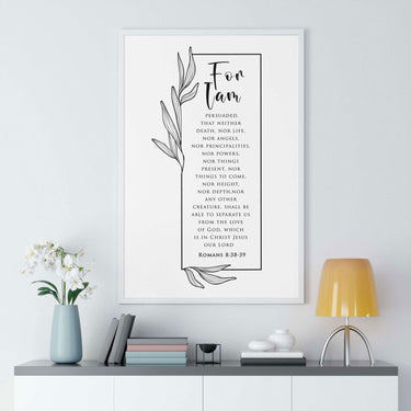 Faith Culture - Boundless Love - Romans 8:38-39 - Christian Wall Art