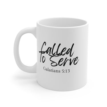 Faith Culture - Called to Serve - Galatians 5:13 Christian Coffee Mug