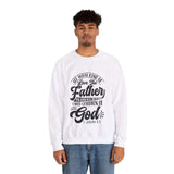 Faith Culture - Children of God - Christian Unisex Heavy Blendâ„¢ Crewneck Sweatshirt White