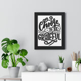 Faith Culture - Choose to Be Grateful - Christian Thanksgiving Wall Art