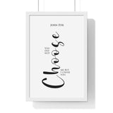 Faith Culture - Chosen Vessel - John 15:16 - Christian Wall Art 12″ x 18″ White
