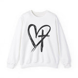 Faith Culture - Christ's Eternal Love - Christian Unisex Heavy Blendâ„¢ Crewneck Sweatshirt