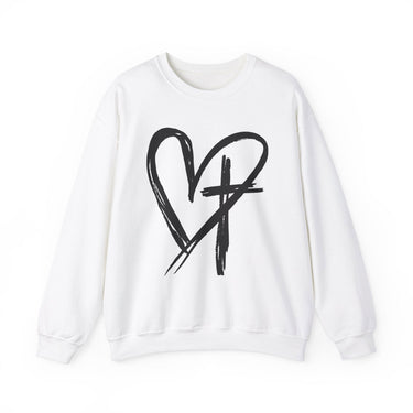 Faith Culture - Christ's Eternal Love - Christian Unisex Heavy Blendâ„¢ Crewneck Sweatshirt