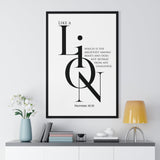 Faith Culture - Christian Home Décor - A Lion, Mighty Among Beasts - Proverbs 30:30 Wall Art