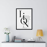 Faith Culture - Christian Home Décor - A Lion, Mighty Among Beasts - Proverbs 30:30 Wall Art