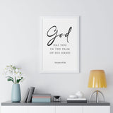 Faith Culture - Christian Home Décor - Engraved Remembrance - Isaiah 49:16 Wall Art