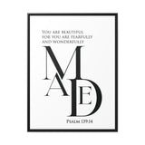 Faith Culture - Christian Home Décor - Eternal Reflection - Psalm 139:14 Wall Art