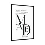 Faith Culture - Christian Home Décor - Eternal Reflection - Psalm 139:14 Wall Art