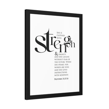 Faith Culture - Christian Home Décor - Faithful Reflection - Proverbs 24:34 Wall Art