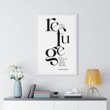 Faith Culture - Christian Home Décor - God is Our Refuge and Strength - Psalm 46:1-2 Wall Art