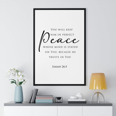 Faith Culture - Christian Home Decor - Peaceful Mind Wall Art