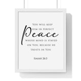 Faith Culture - Christian Home Decor - Peaceful Mind Wall Art - Faith Culture