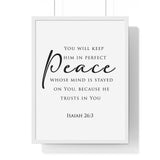 Faith Culture - Christian Home Decor - Peaceful Mind Wall Art - Faith Culture