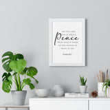 Faith Culture - Christian Home Decor - Peaceful Mind Wall Art - Faith Culture