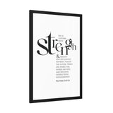 Faith Culture - Christian Home Décor - Strength and Dignity - Proverbs 31:25-26 Wall Art
