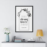 Faith Culture - Christian Home Décor - Strong Tower - Proverbs 18:10 Wall Art