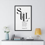 Faith Culture - Christian Home Décor - Wait on the Lord - Psalm 37:7 Wall Art