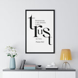 Faith Culture - Christian Home Décor - When I Am Afraid, I Put My Trust in You - Psalm 56:3 Wall Art