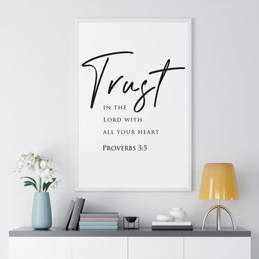 Faith Culture - Christian Home Décor - Wisdom's Path - Proverbs 3:5 Wall Art