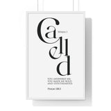 Faith Culture - Christian Home Décor - You Greatly Emboldened Me - Psalm 138:3 Wall Art 20" x 30" White