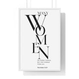 Faith Culture - Christian Home Décor - You Surpass Them All - Proverbs 31:29 Wall Art 20" x 30" White