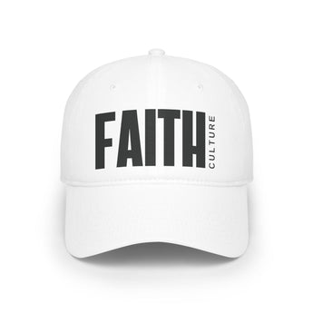 Faith Culture Essentials Christian Low Profile Baseball Cap White One size