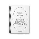 Faith Culture - Christian Spiral Notebook - Ruled Line