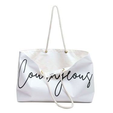 Faith Culture - Courageous - Christian Weekender Tote Bag