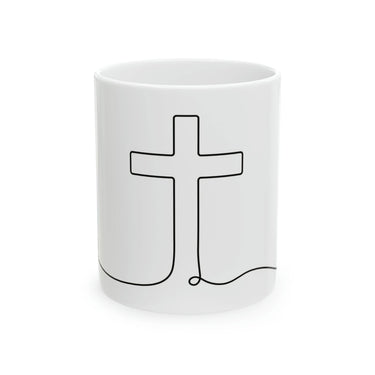 Faith Culture - Cross - Christian Coffee or Tea Ceramic Mug 11oz