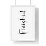 Faith Culture - Cry of Victory - John 19:30 - Christian Wall Art 12″ x 18″ White