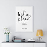 Faith Culture - Divine Haven - Psalm 119:114 - Christian Wall Art