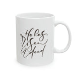 Faith Culture - Easter Celebration 'He is Risen' - Christian Ceramic Coffee Mug - 11oz