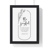 Faith Culture - Enduring Hope - Romans 12:12 - Christian Wall Art 8" x 11" Black