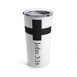 Faith Culture - Faithful Reflections: John 3:16 Christian Tumbler - 20oz