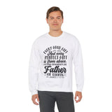 Faith Culture - Father of Lights - Christian Unisex Heavy Blendâ„¢ Crewneck Sweatshirt White
