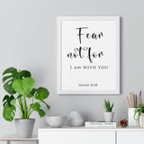 Faith Culture - Fear Not - Isaiah 41:10 - Christian Wall Art